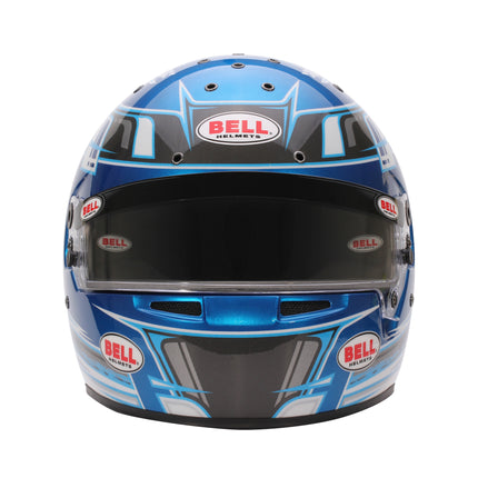 BELL MOTOR SPORT HELMET KC7 2025 - CMR Champion Blue Red Orange Yellow