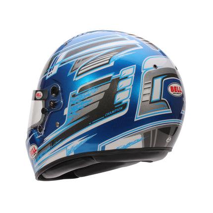 BELL MOTOR SPORT HELMET KC7 2025 - CMR Champion Blue Red Orange Yellow