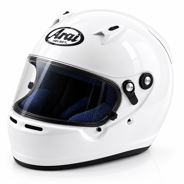 ARAI WHITE CK6 CMR CHILD/JUNIOR KART HELMET CK-6