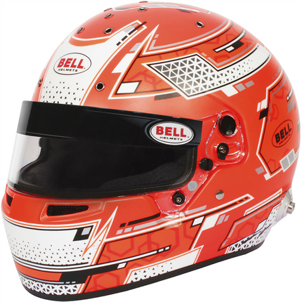BELL MOTOR SPORT RS7 PRO STAMINA (HANS) FIA8859/SA2020 CAR RACING HELMET RED