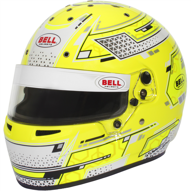 BELL MOTOR SPORT RS7-K K2020 YELLOW KART RACING HELMET