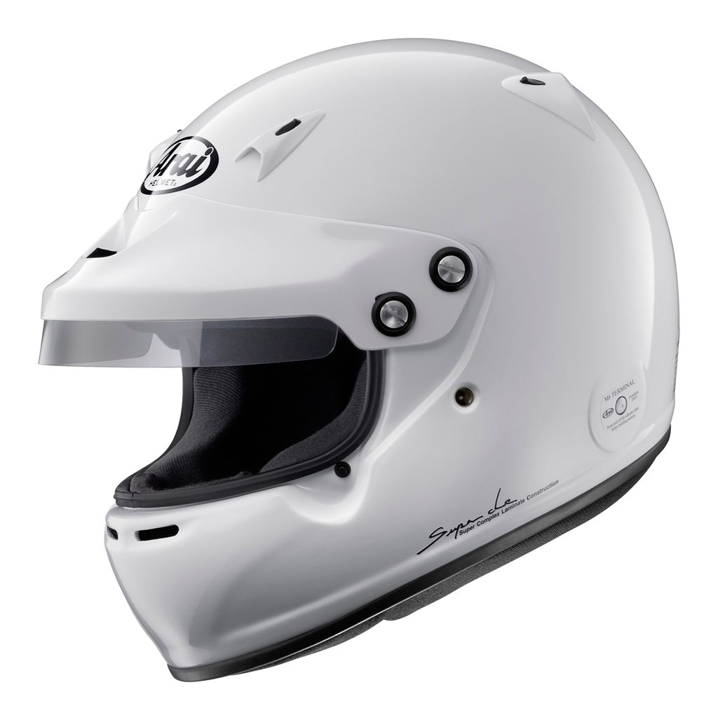 ARAI WHITE GP-5W HELMET – Next Karting