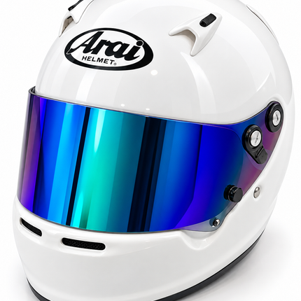 ARAI WHITE CK6 CMR CHILD/JUNIOR KART HELMET CK-6 WITH IRIDIUM VISOR
