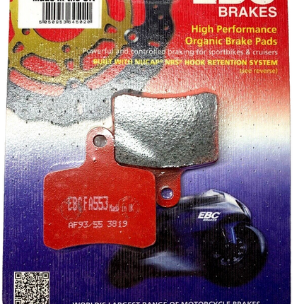 TONY KART EBC FA553 PAD SET CURRENT BSD CALLIPER