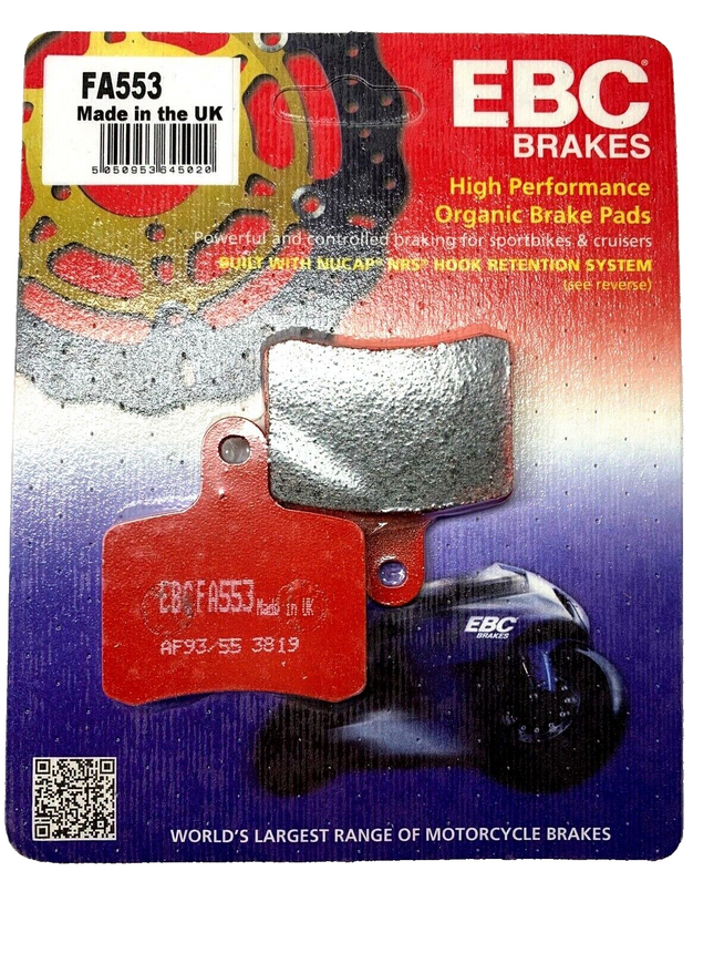 TONY KART EBC FA553 PAD SET CURRENT BSD CALLIPER