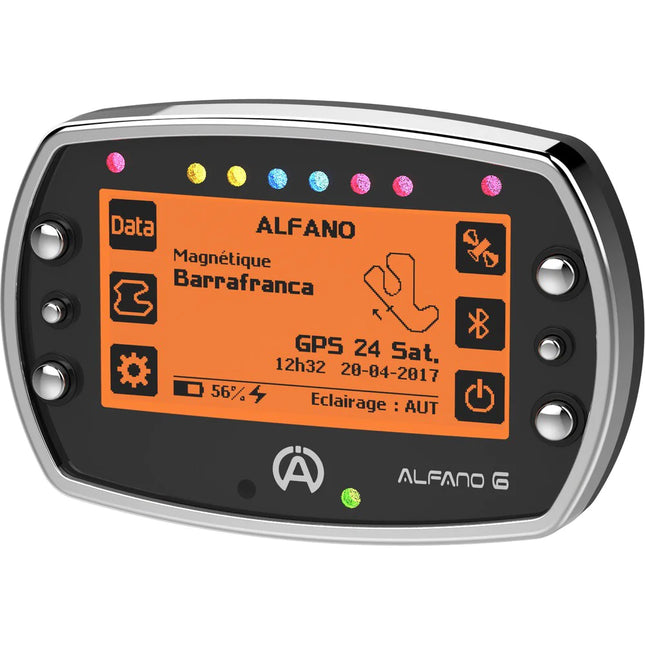 ALFANO 6 2T GPS LAP TIMER BASE KIT (RPM LEAD & CHARGER)