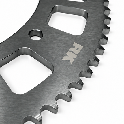 Sprocket Rear Aluminium Silver RK-NKP 66T to 89T