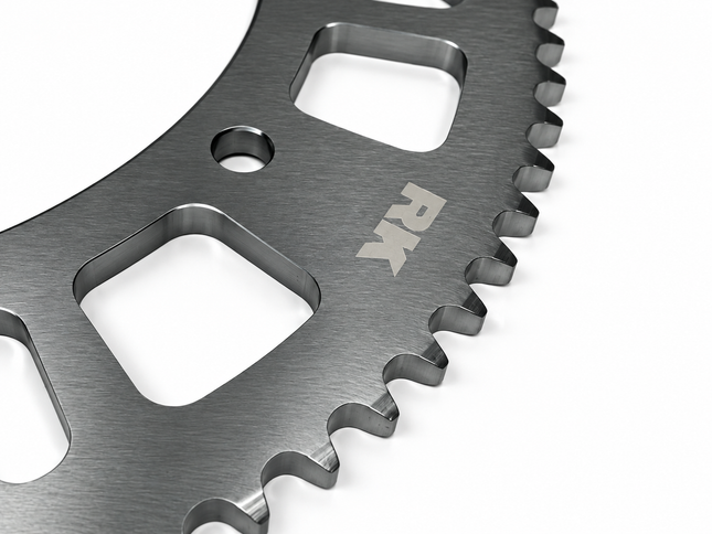 Sprocket Rear Aluminium Silver RK-NKP 66T to 89T