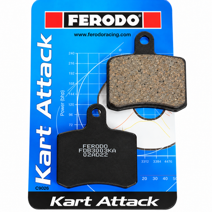 TONY KART BSD / BWD  FERODO BRAKE PADS 2O2O ON