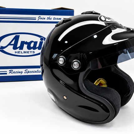 Arai Black GP-J3 / Jet Snell 2020 FIA 8859-2015 Approved Helmet Hans Track Day