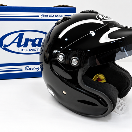Arai Black GP-J3 / Jet Snell 2020 FIA 8859-2015 Approved Helmet Hans Track Day