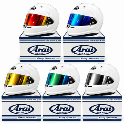 Arai SKV-R Helmet & Extra Iridium Mirror Visor Genuine Package Kart /