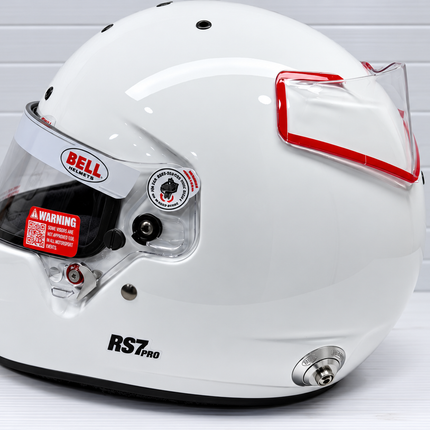 Bell Rear Spoiler For Bell HP7 / RS7 / HP5 / GT5 / KC7 Race Helmets In Clear