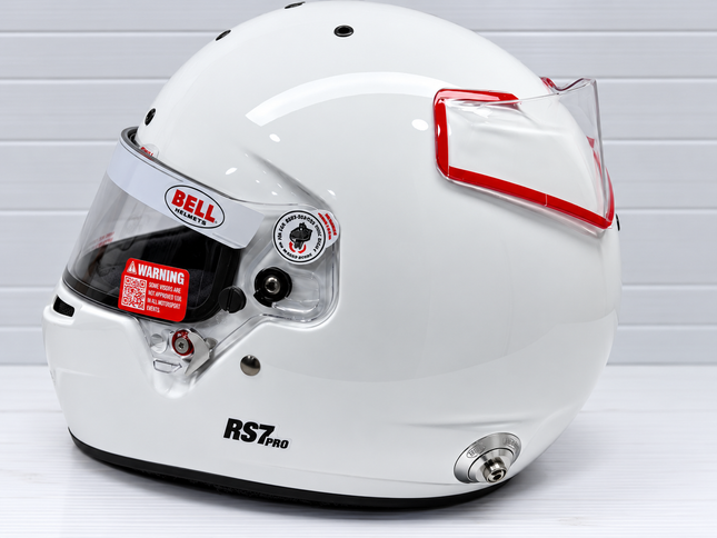 Bell Rear Spoiler For Bell HP7 / RS7 / HP5 / GT5 / KC7 Race Helmets In Clear