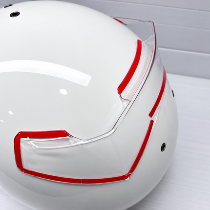 Bell Rear Spoiler For Bell HP7 / RS7 / HP5 / GT5 / KC7 Race Helmets In Clear