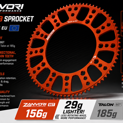 ZANVORI PERFORMANCE REAR 219 SPROOCKET