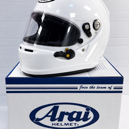 ARAI SK-6 SK6 KART MOTORSPORT HELMET - WITH EXTRA MIRROR VISOR BLUE GREEN GOLD SILVER (Copy)