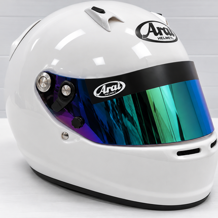 ARAI SK-6 & GP6 MIRROR VISOR MIRROR BLUE GREEN SILVER GOLD