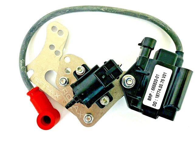 ROTAX MAX EVO IGNITION COIL AND BRACKET ASSEMBLY / SENIOR