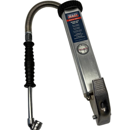 Sealey Tyre Inflator Long Type with Twin Push-On Connector SA39