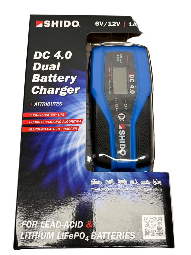Shido DC 4.0 Battery Charger for Lithium / Lead-Acid