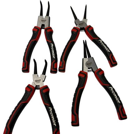 Sealey AK8457 180mm Circlip Pliers Set 4pc