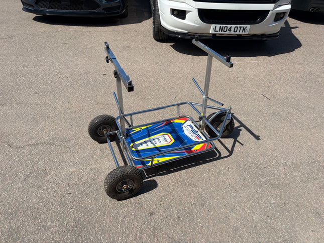 Used  Chrome 3 Wheel Kart Trolley