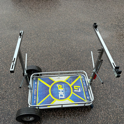 Used Senzo Chrome 4 Wheel Kart Trolley Ref 71