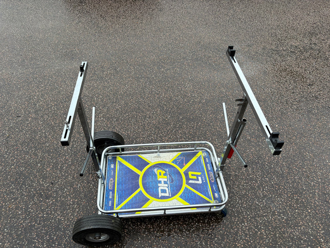Used Senzo Chrome 4 Wheel Kart Trolley Ref 71