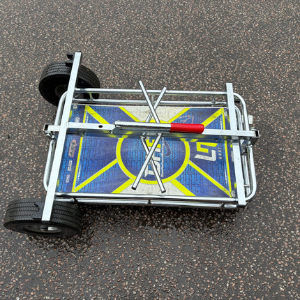 Used Senzo Chrome 4 Wheel Kart Trolley Ref 71