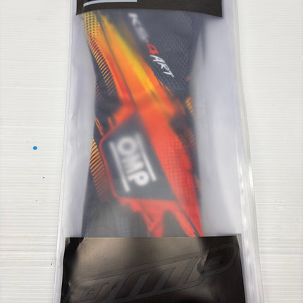 OMP KS-4 KS4 ART BLACK / ORANGE KARTING GLOVES