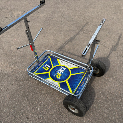 Used Senzo Chrome 4 Wheel Kart Trolley Ref 81