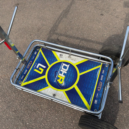 Used Senzo Chrome 4 Wheel Kart Trolley Ref 81