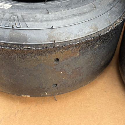 VEGA CADETTI USED - UK SLICK KART TYRES FULL SET REF 506