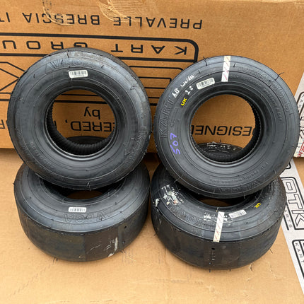VEGA CADETTI USED - UK SLICK KART TYRES FULL SET REF 507