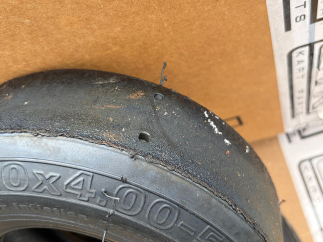 VEGA CADETTI USED - UK SLICK KART TYRES FULL SET REF 507