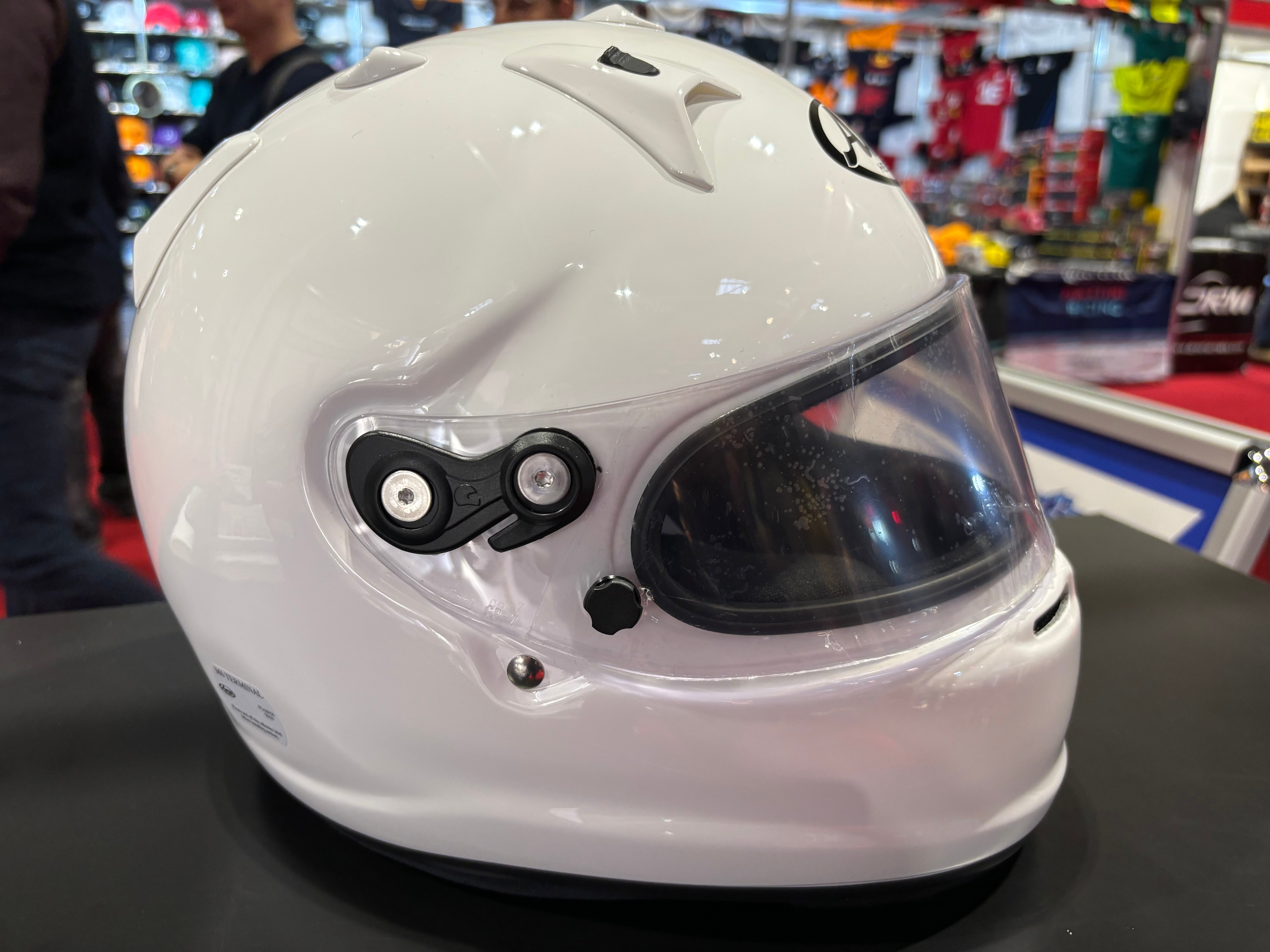 ARAI WHITE GP7 FRP FIA CAR RACING HELMET – Next Karting