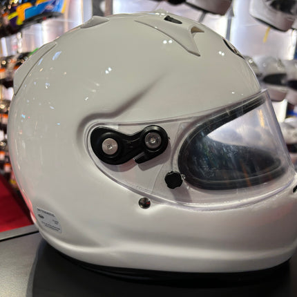 ARAI WHITE GP7 FRP FIA CAR RACING HELMET