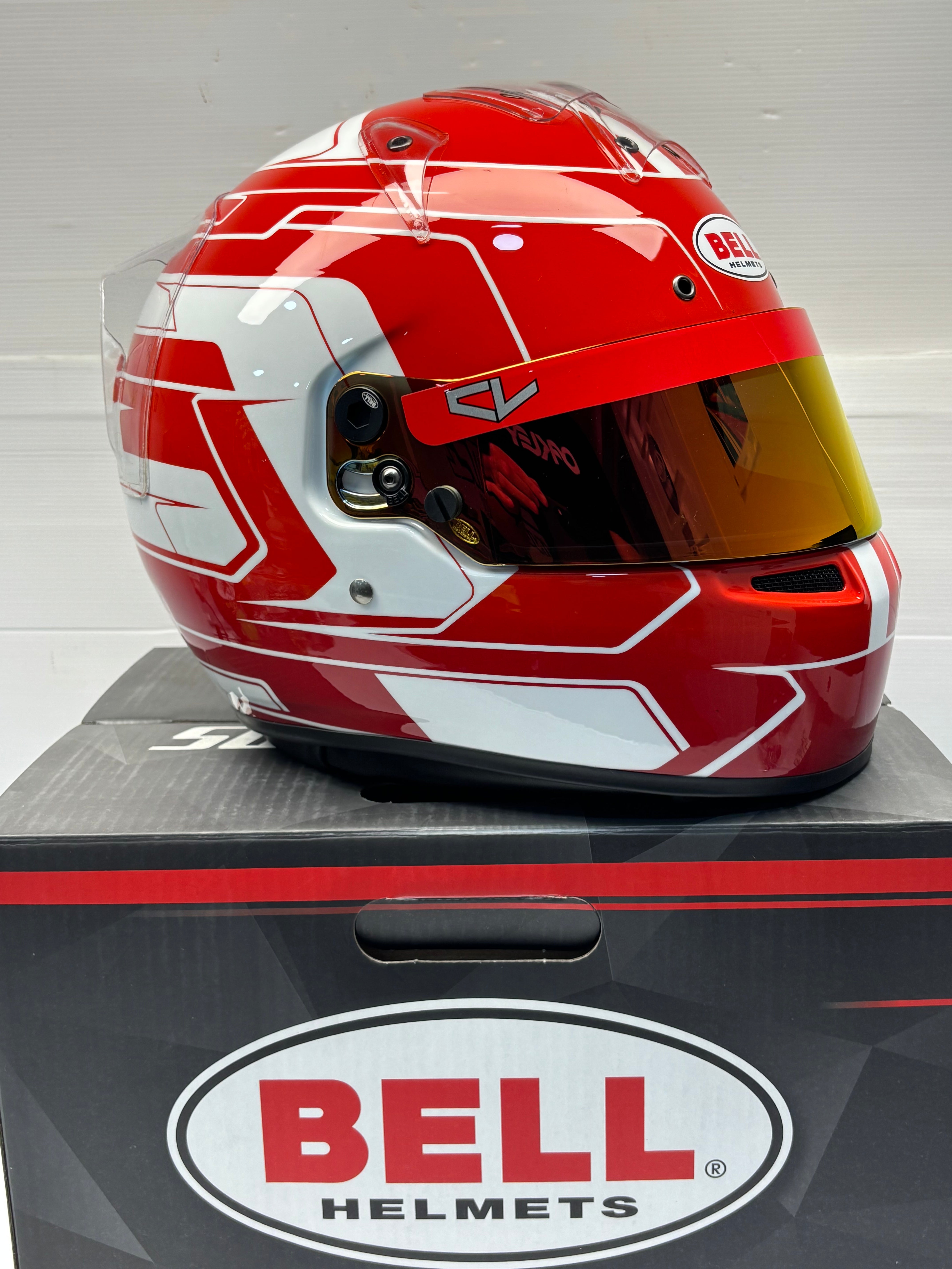 bell crash helmet uk BELL MOTOR SPORT HELMET KC7- CMR CHARLES LECLERC
