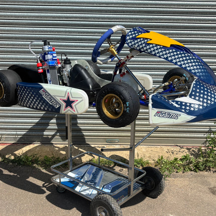 TONY KART KOSMIC  MY25 950 ROTAX EVO KART COMPLETE USED CHASSIS + NEW ENGINE