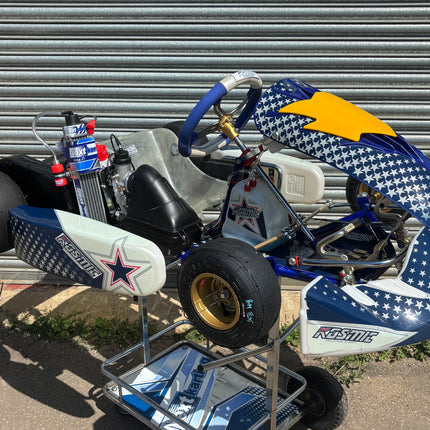TONY KART KOSMIC  MY25 950 ROTAX EVO KART COMPLETE USED CHASSIS + NEW ENGINE