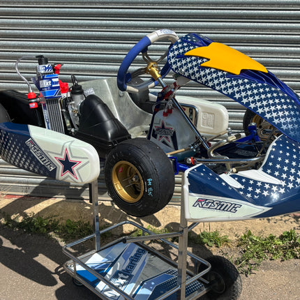 TONY KART KOSMIC  MY25 950 ROTAX EVO KART COMPLETE USED CHASSIS + NEW ENGINE