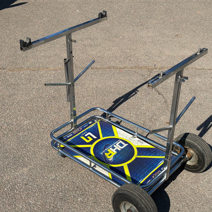 Used Senzo Chrome 4 Wheel Kart Trolley Ref 85