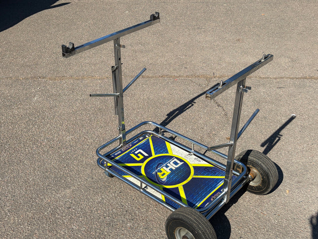 Used Senzo Chrome 4 Wheel Kart Trolley Ref 85