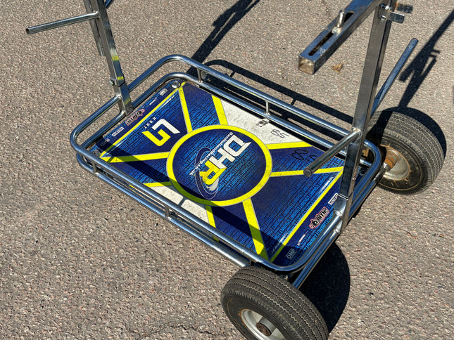 Used Senzo Chrome 4 Wheel Kart Trolley Ref 85
