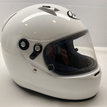 ARAI WHITE CK-6 CMR CHILD/JUNIOR RACE HELMET