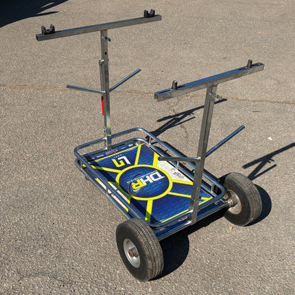 Used Senzo Chrome 4 Wheel Kart Trolley Ref 86