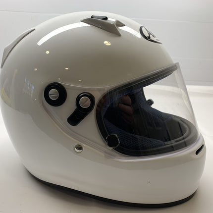 ARAI WHITE CK-6 CMR CHILD/JUNIOR RACE HELMET