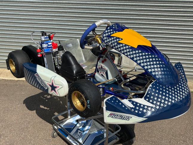 TONY KART KOSMIC  MY25 950 ROTAX EVO KART COMPLETE USED CHASSIS + NEW ENGINE