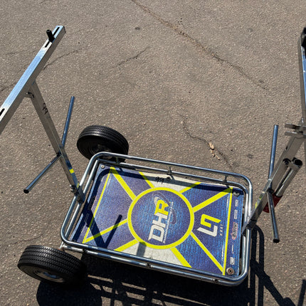 Used Senzo Chrome 4 Wheel Kart Trolley Ref 99